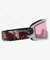 Dragon DX3 OTG Manga & Light Rose Snowboard Goggles