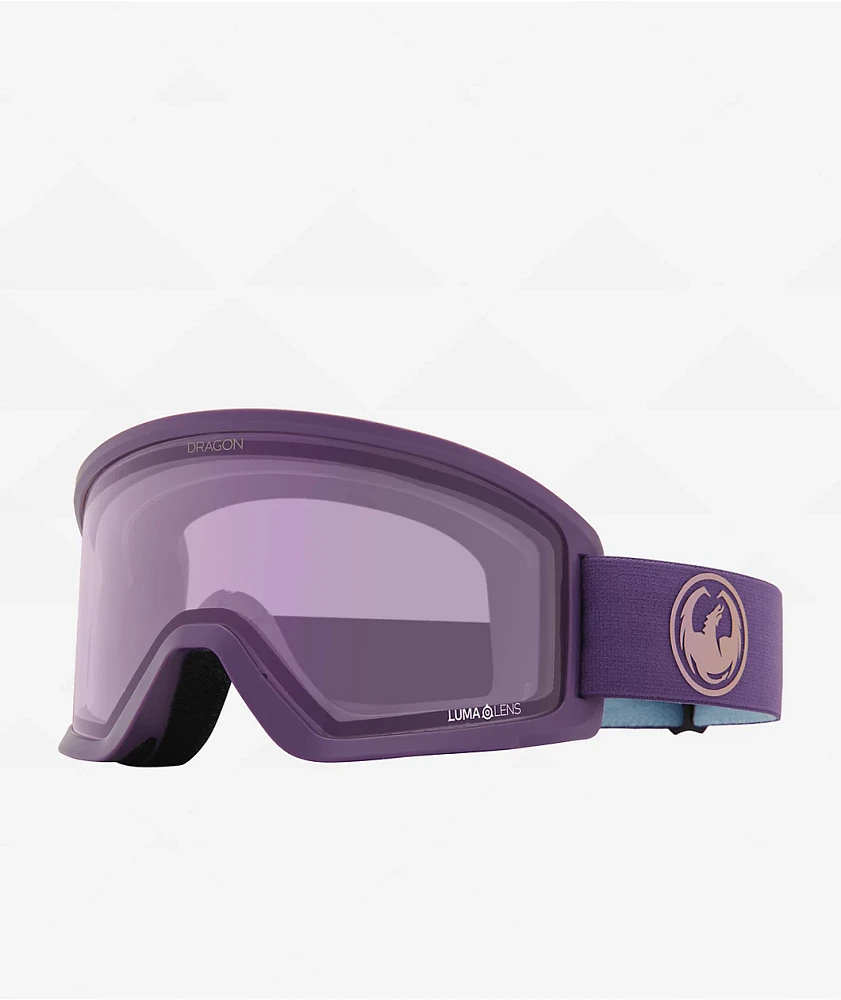 Dragon DX3 Plus OTG Deep Plum Snowboard Goggles