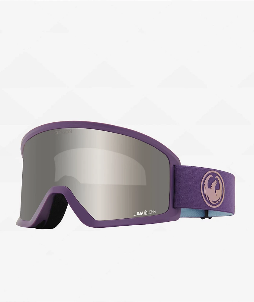 Dragon DX3 Plus OTG Deep Plum Snowboard Goggles