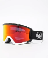 Dragon DX3 Plus OTG Nouveau Black, Red Ion & Dark Smoke Snowboard Goggles