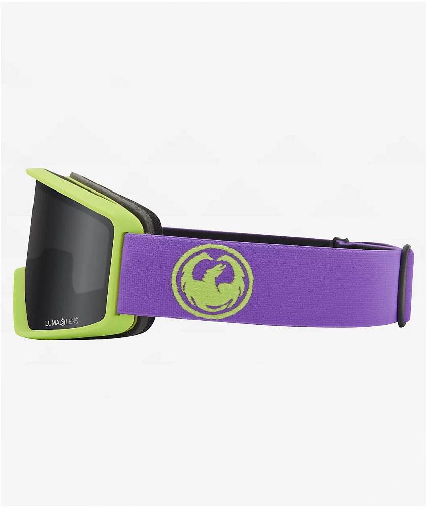 Dragon DXT OTG Murasaki & Dark Smoke Snowboard Goggles