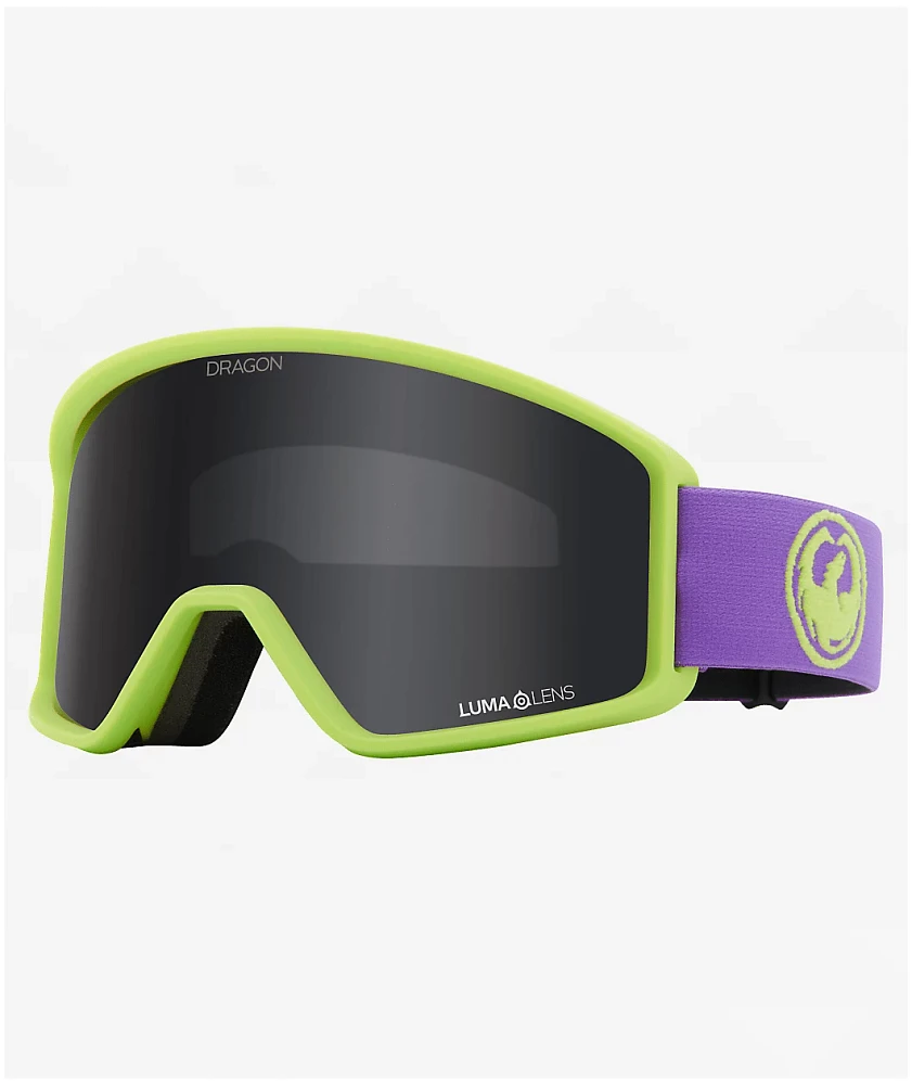 Dragon DXT OTG Murasaki & Dark Smoke Snowboard Goggles