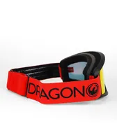 Dragon DXT OTG Saffron & Red Ion Snowboard Goggles