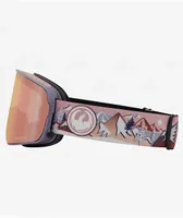 Dragon NFX2 Kimmy Fasani Rose Gold Ion & Light Rose Snowboard Goggles