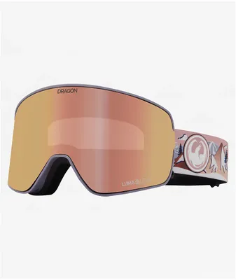 Dragon NFX2 Kimmy Fasani Rose Gold Ion & Light Rose Snowboard Goggles