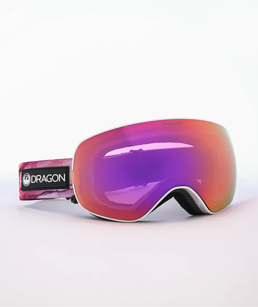 Dragon X2S Lumalens Purple Ion Snowboard Goggles 