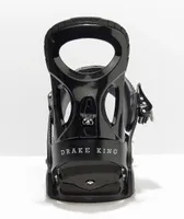 Drake King Black Snowboard Bindings 2022 