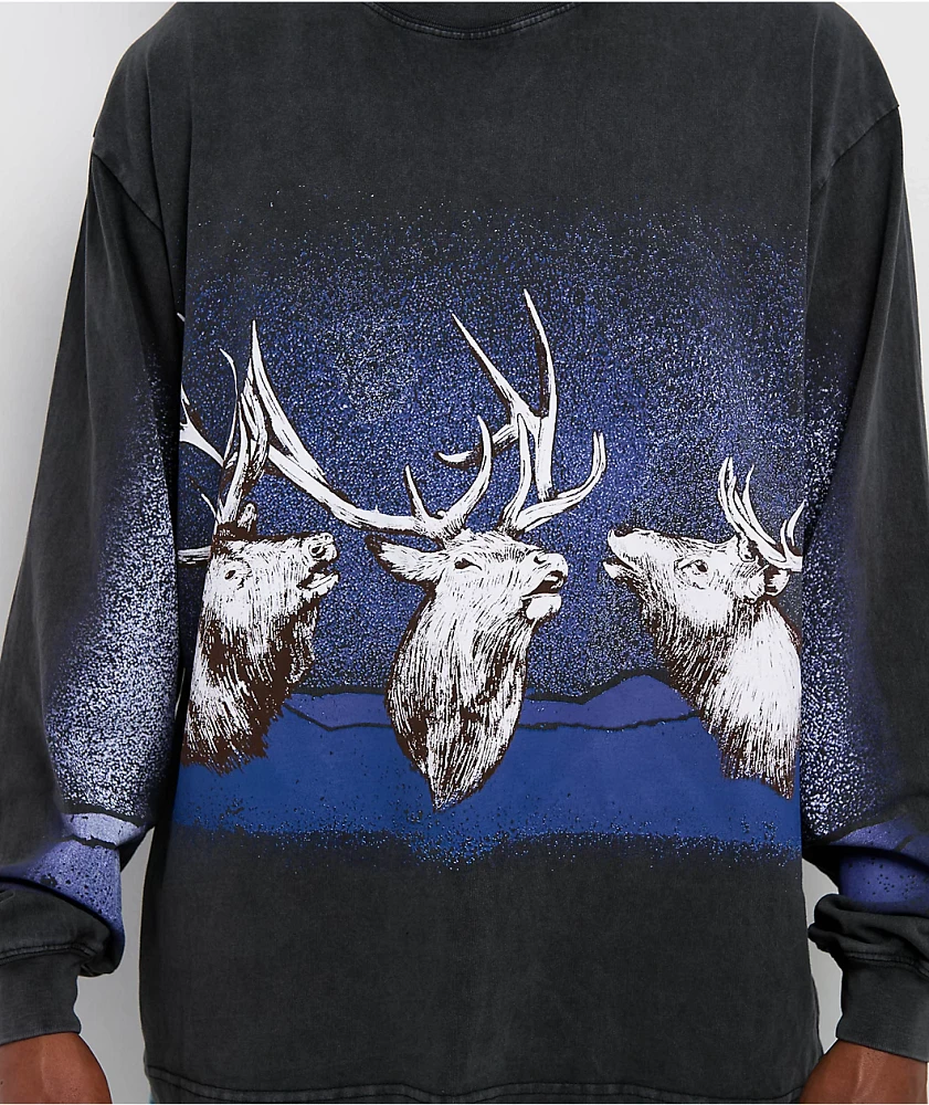 Dravus 100 Acre Wood Black Long Sleeve T-Shirt