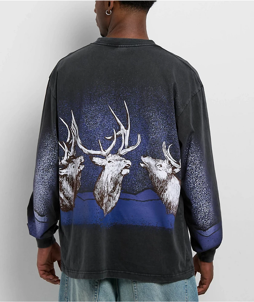 Dravus 100 Acre Wood Black Long Sleeve T-Shirt