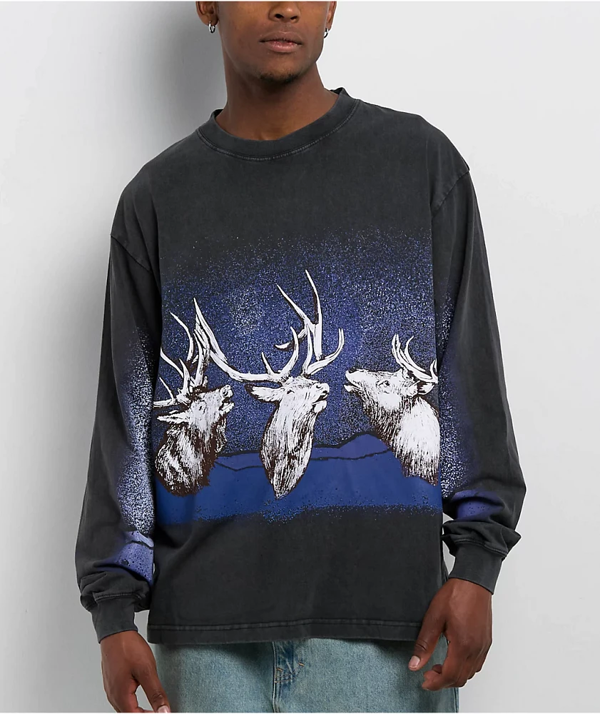 Dravus 100 Acre Wood Black Long Sleeve T-Shirt