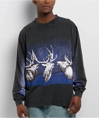 Dravus 100 Acre Wood Black Long Sleeve T-Shirt