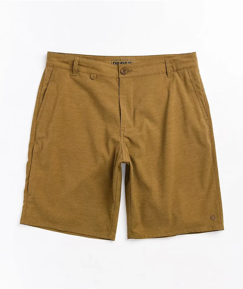 Dravus Alfresco Tobacco Hybrid Shorts