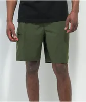 Dravus Bay Dark Green Hybrid Shorts