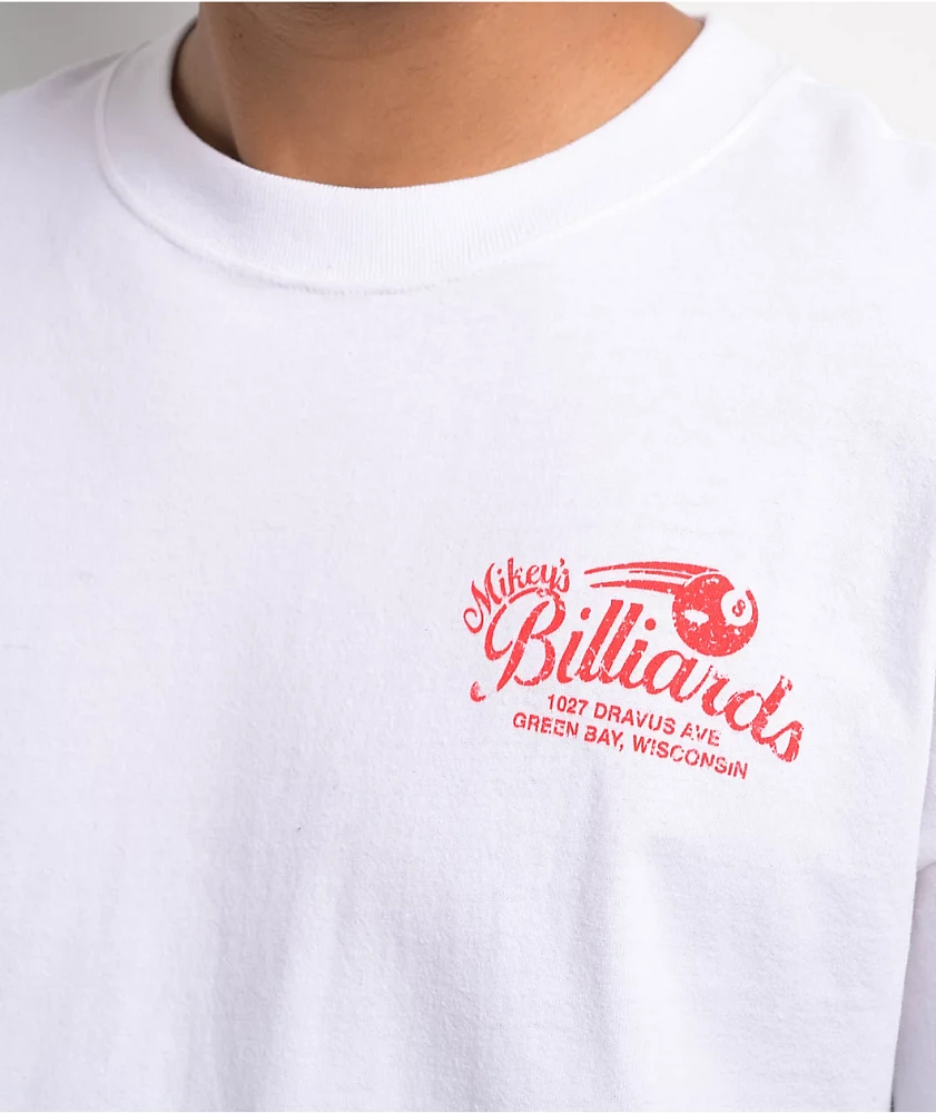Dravus Billiards White T-Shirt