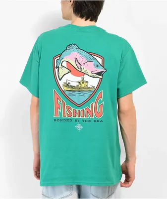 Dravus Bonded By The Sea Green T-Shirt