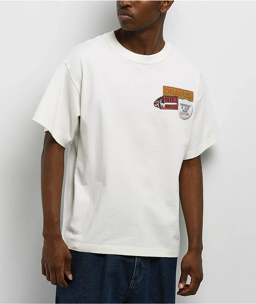 Dravus Branch Manager Off White T-Shirt