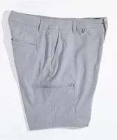 Dravus Crow Grey Hybrid Shorts 18"