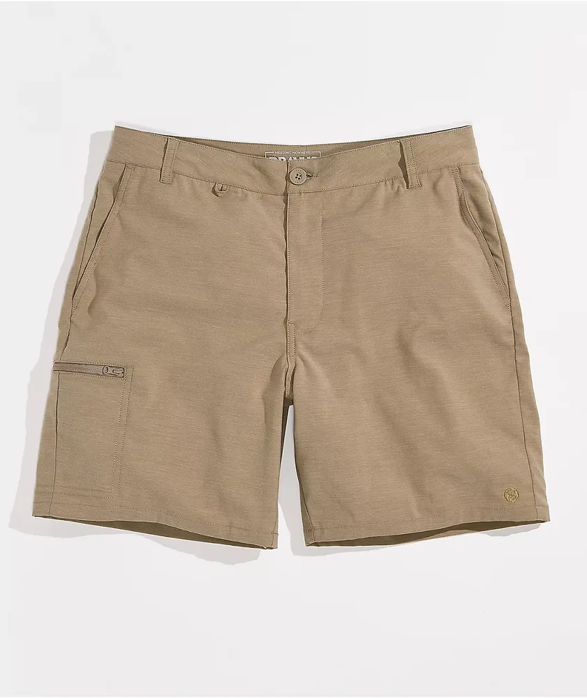 Dravus Crow Khaki Hybrid Shorts