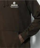 Dravus Deep Breaths Brown Hoodie