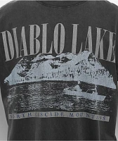 Dravus Diablo Lake Black Wash Long Sleeve T-Shirt
