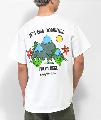 Dravus Downhill White T-Shirt
