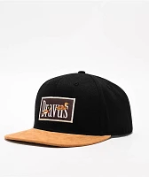 Dravus Duck High Profile Black Snapback Hat