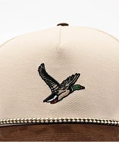 Dravus Duck High Profile Brown Snapback Hat