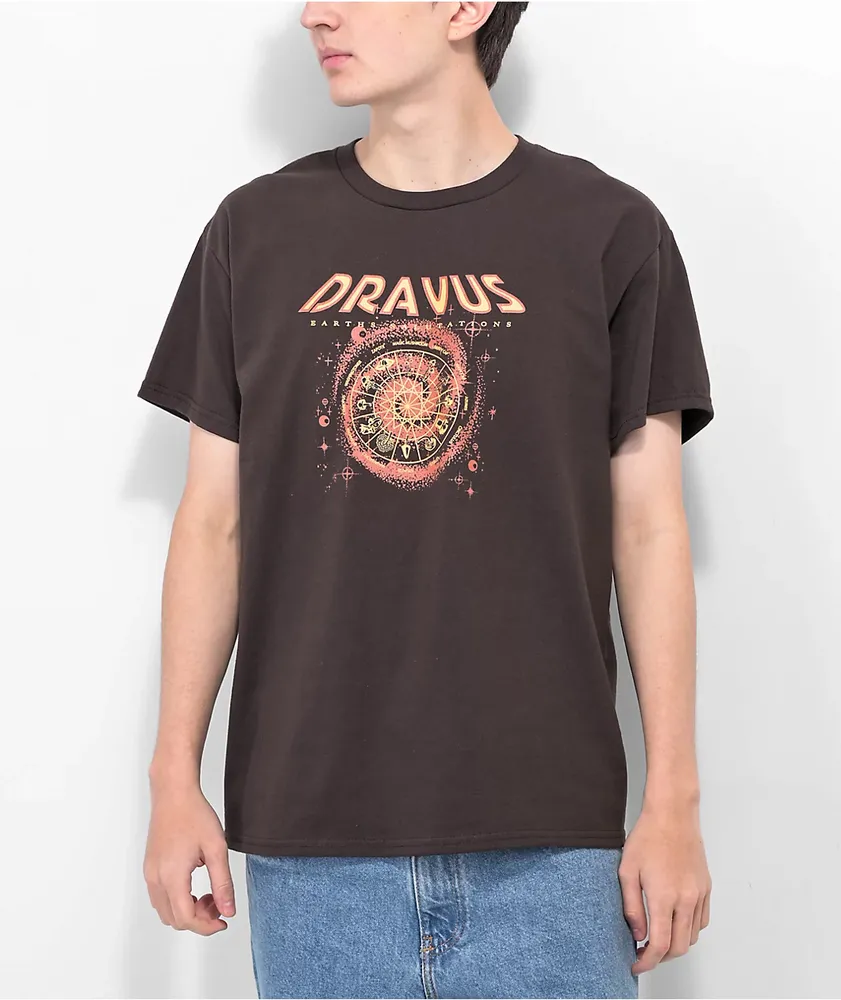 Dravus Earth Salutation Brown T-Shirt