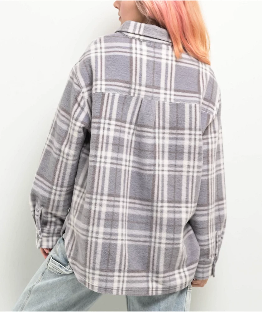 Dravus Eclipse Grey & Blue Flannel Shirt