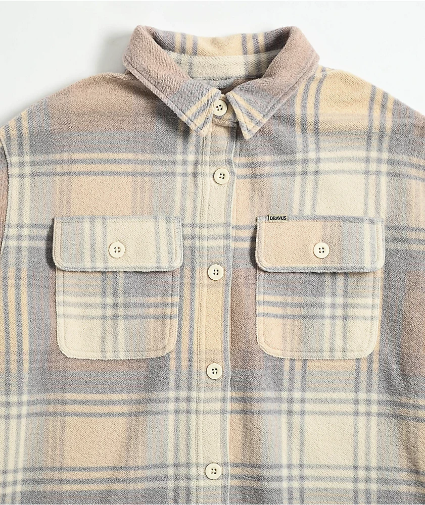 Dravus Eclipse Grey & Khaki Flannel Shirt