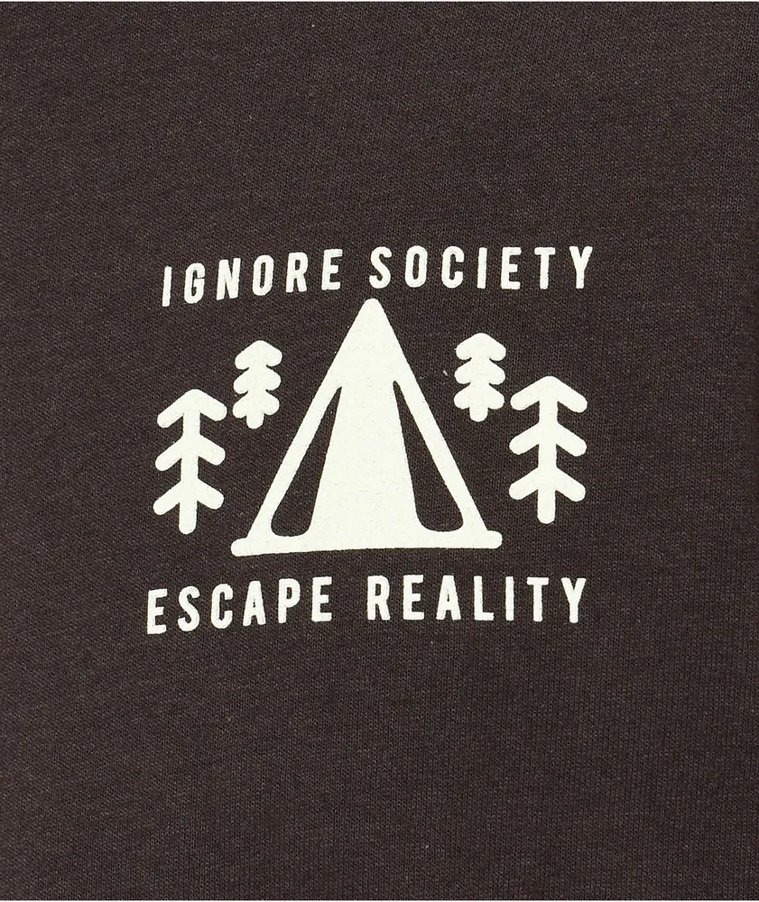 Dravus Escape Reality Brown Long Sleeve T-Shirt