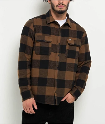 Dravus Essential Brown and Black Flannel Shirt