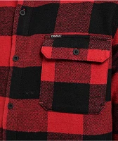 Dravus Essential Red and Black Flannel Shirt