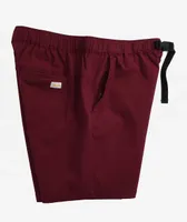 Dravus Feat Burgundy Shorts