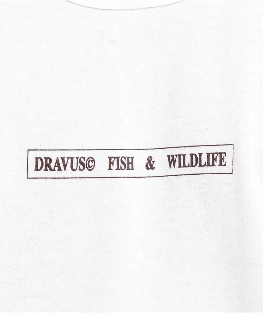Dravus Fish And Wildlife White Tank Top