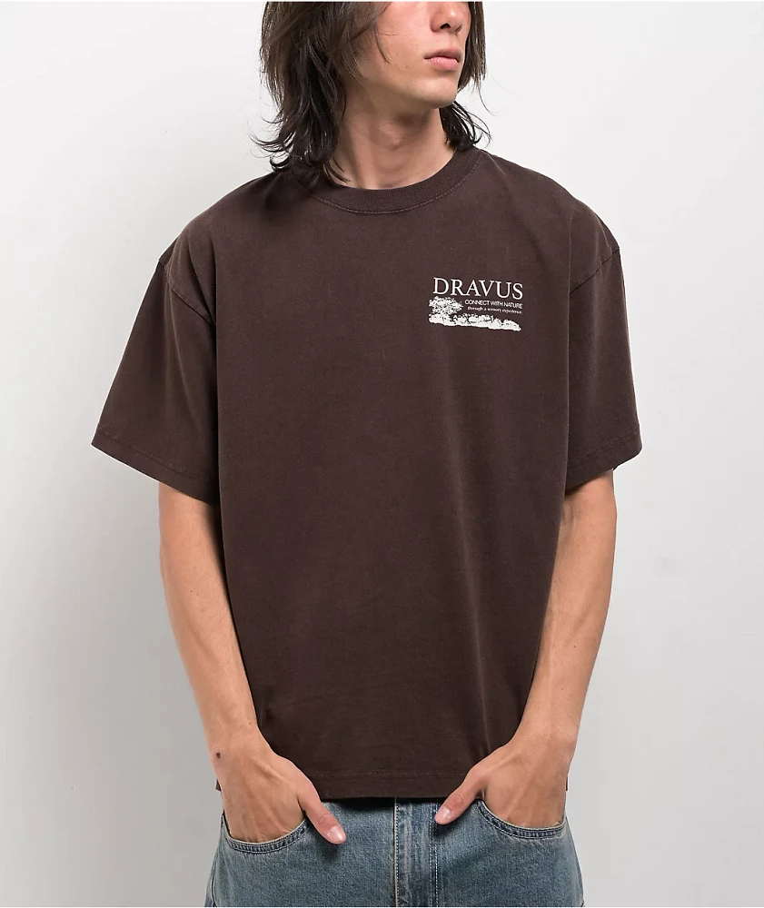 Dravus Forest Bathing Brown T-Shirt