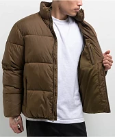 Dravus Frostbound Brown Puffer Jacket