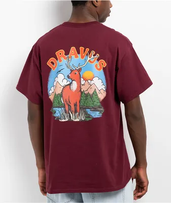 Dravus Get Bucked Maroon T-Shirt