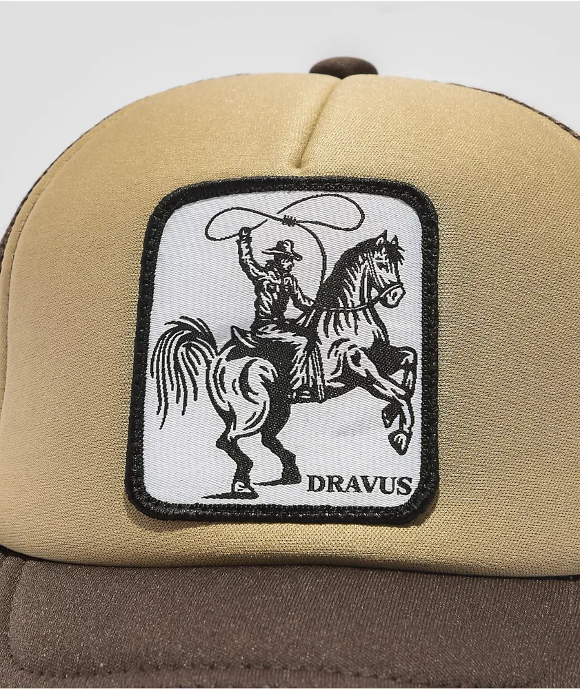 Dravus Giddy Up Brown Trucker Hat