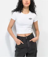 Dravus Hemp White Crop T-Shirt