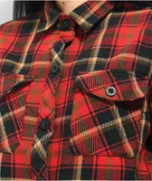 Dravus Jairn Black & Red Flannel Shirt