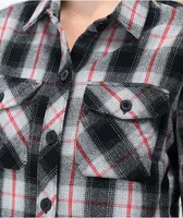 Dravus Jairn Grey & Red Flannel Shirt