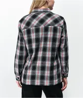 Dravus Jairn Grey & Red Flannel Shirt