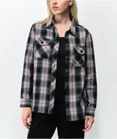 Dravus Jairn Grey & Red Flannel Shirt