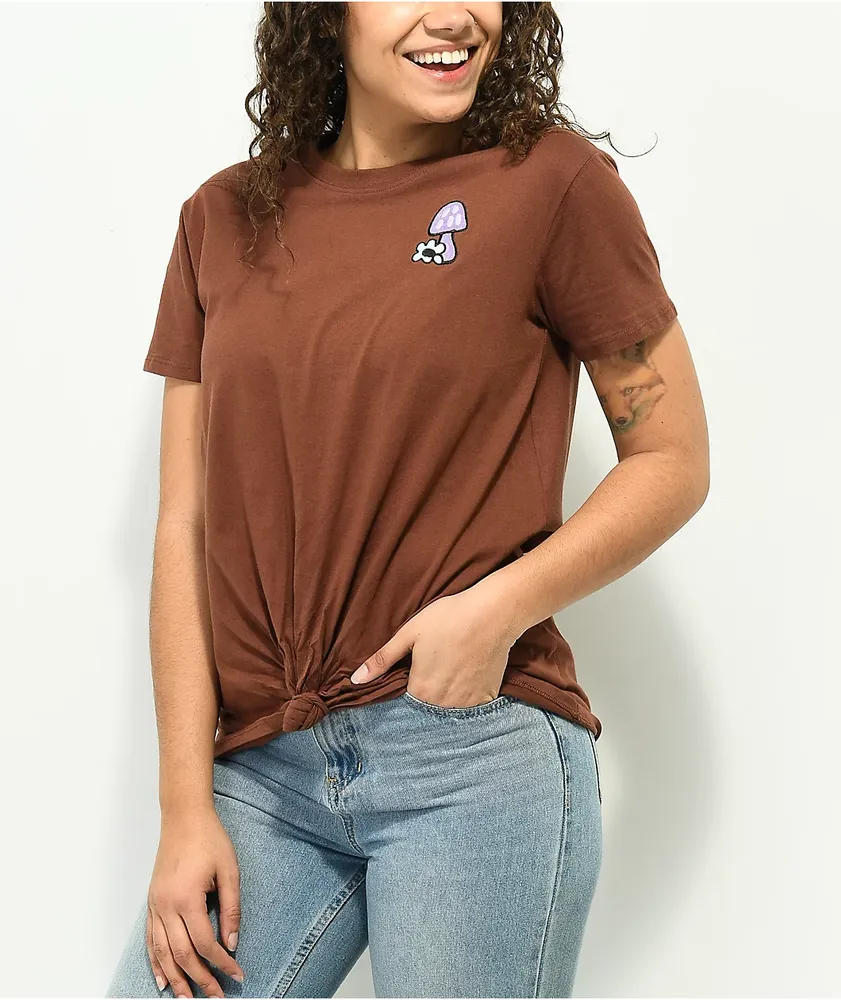 Dravus Joane Heading Nowhere Brown T-Shirt