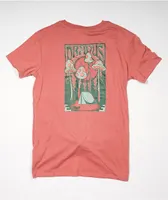 Dravus Joane Red Tie Front T-Shirt