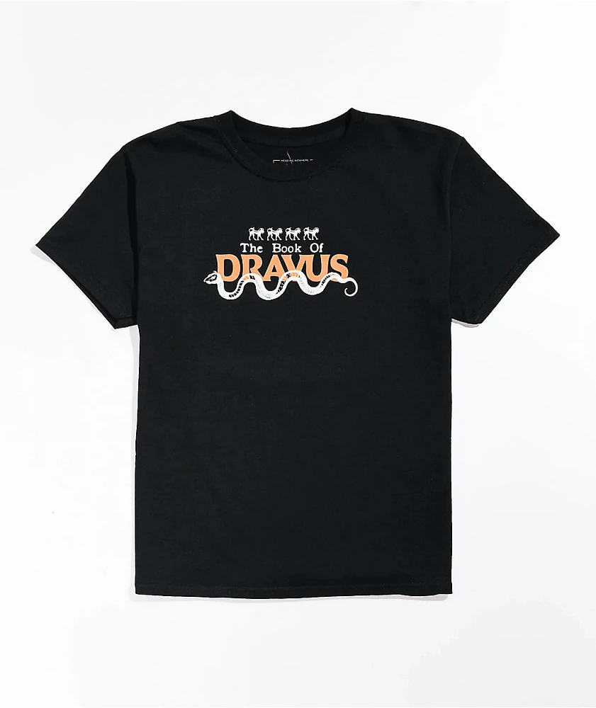 Dravus Kids' Forbidden Knowledge Black T-Shirt