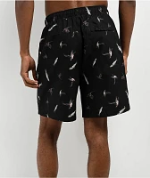 Dravus Kingfisher Black Board shorts