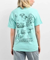 Dravus Magical Mushroom Blue T-Shirt