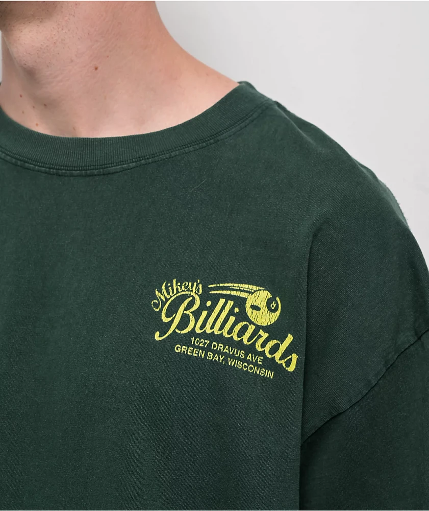 Dravus Mikey's Billiards Green T-Shirt